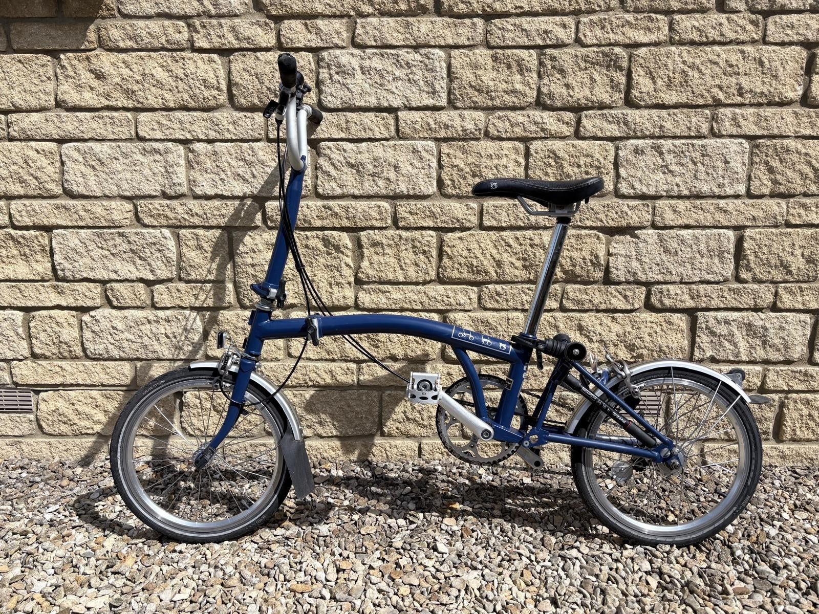 Brompton Folding Bike, 3-speed, M-bar