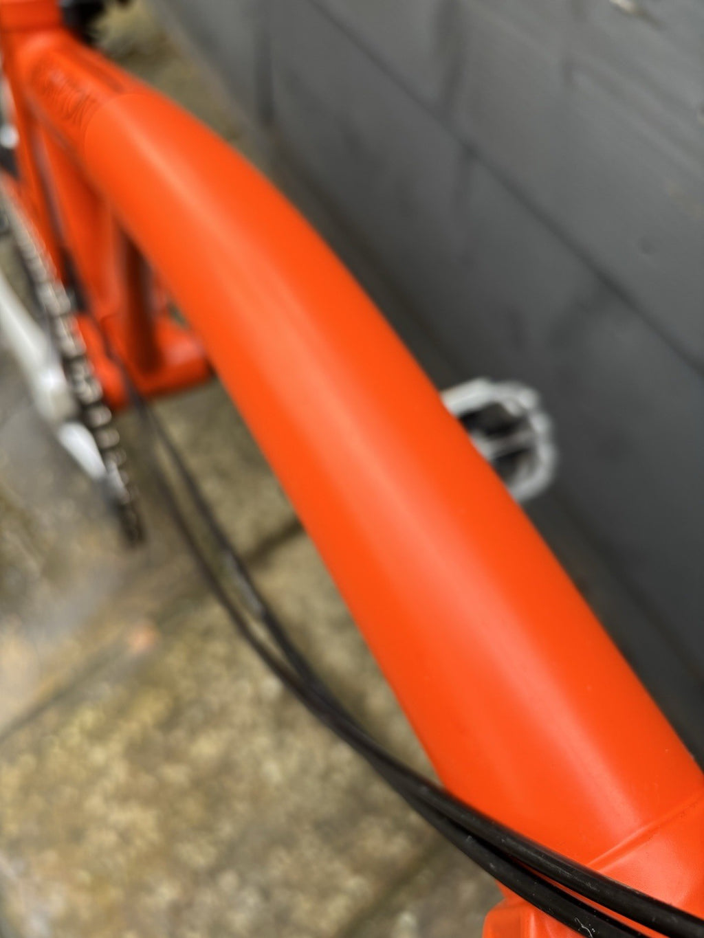 Brompton S3L folding bicycle C Line Equivalent in Orange - Test Ridden Only
