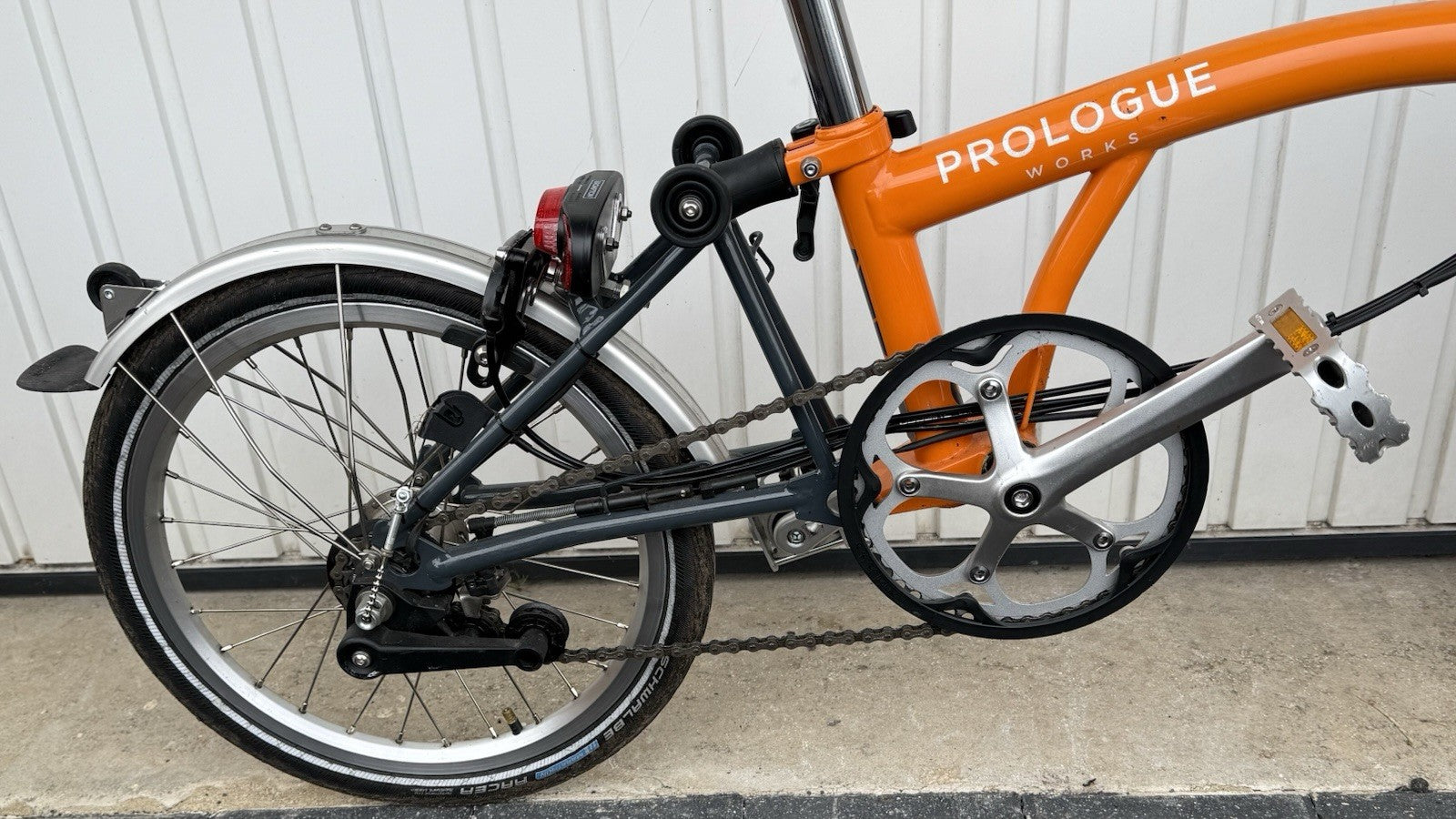 Brompton M3L Folding Bicycle (2017) with Lights Excellent Condition