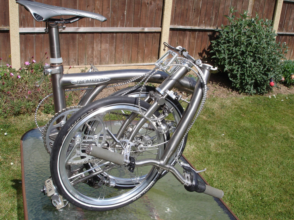 Brompton Project Bike S3E-X Superlight Polished Titanium   7.23 KG  Bicycle