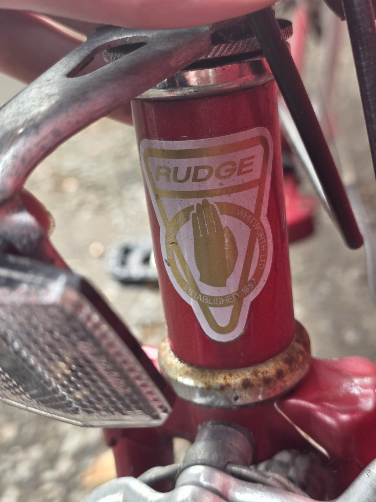 RARE* VINTAGE RUDGE TRANSPORT 7 FOLD UP BIKE BICYCLE (RESTORATION PROJECT)