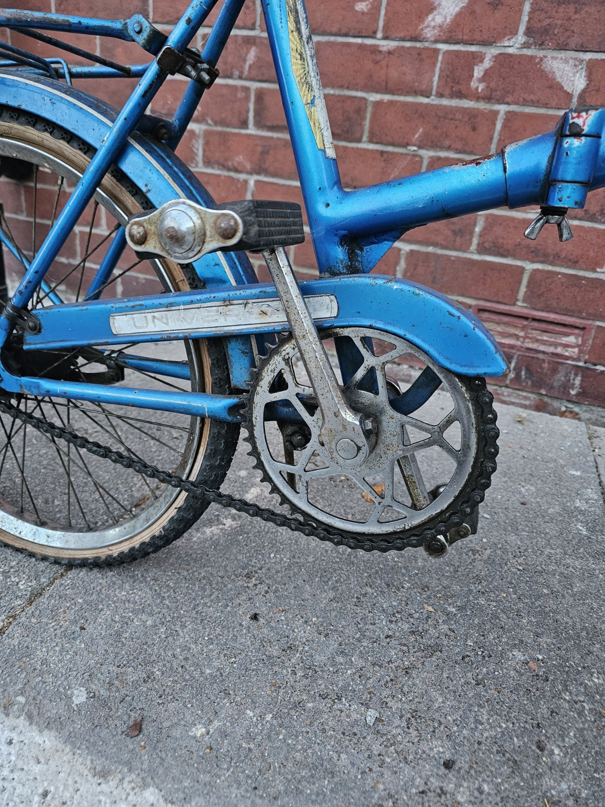 Raleigh Twenty Shopper Fold Up Bike Frame 20" Wheels Made In Poland