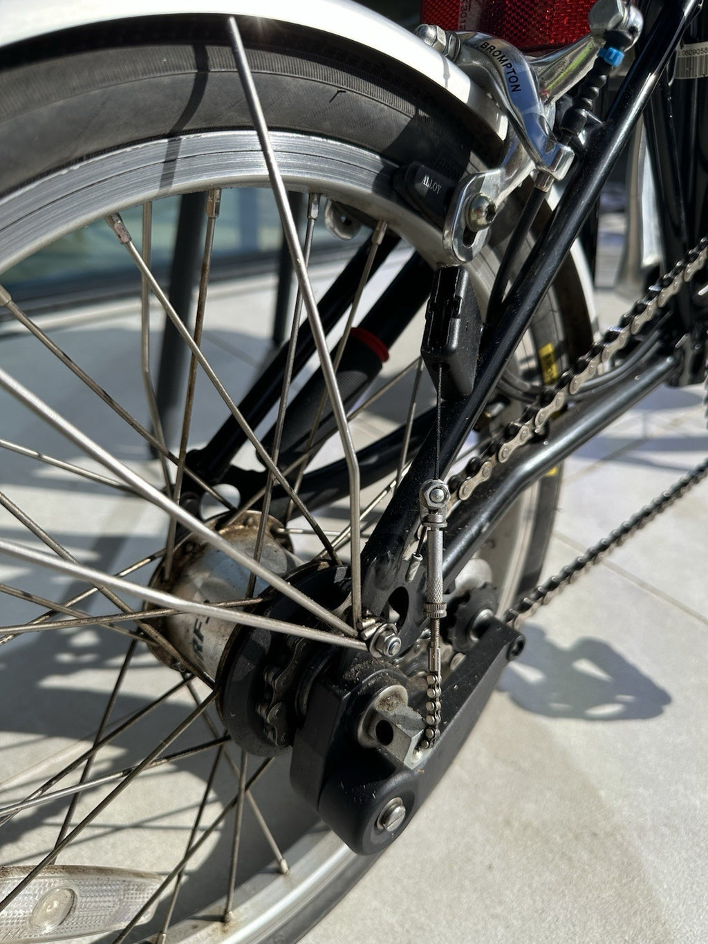 Brompton Folding Bike with Nano Conversion Kit. Includes black Carry Bag.