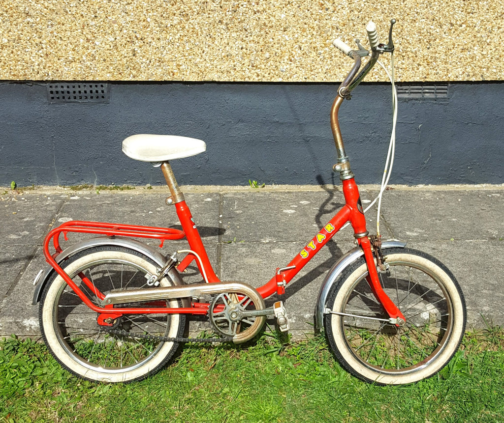 Vintage 'Star' Child's FOLDING Bike / Bicycle. Needs TLC. Please read listing
