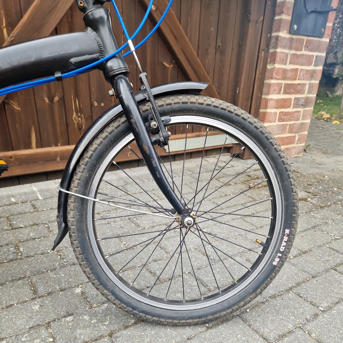 Dawes Jack Folding Bike, 20" Black 6 Speed 12.55 kg Light Weight