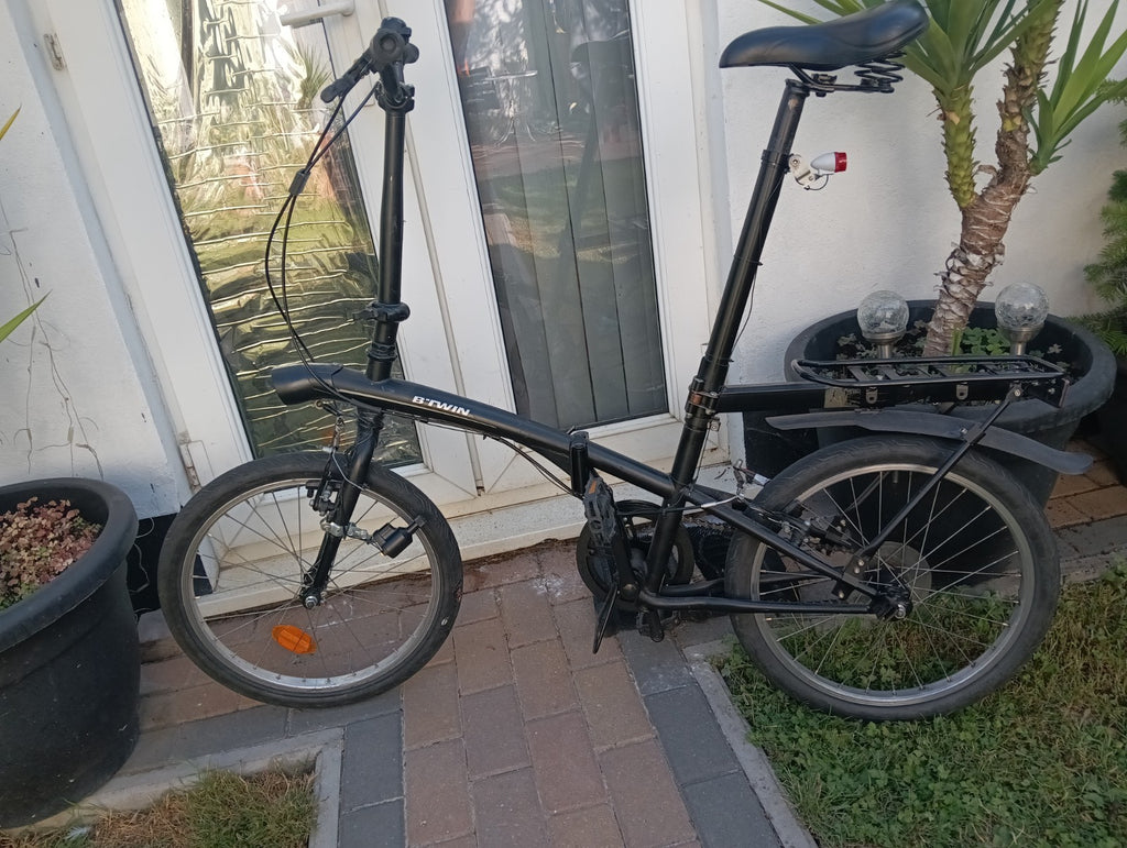 folding bike B-twin