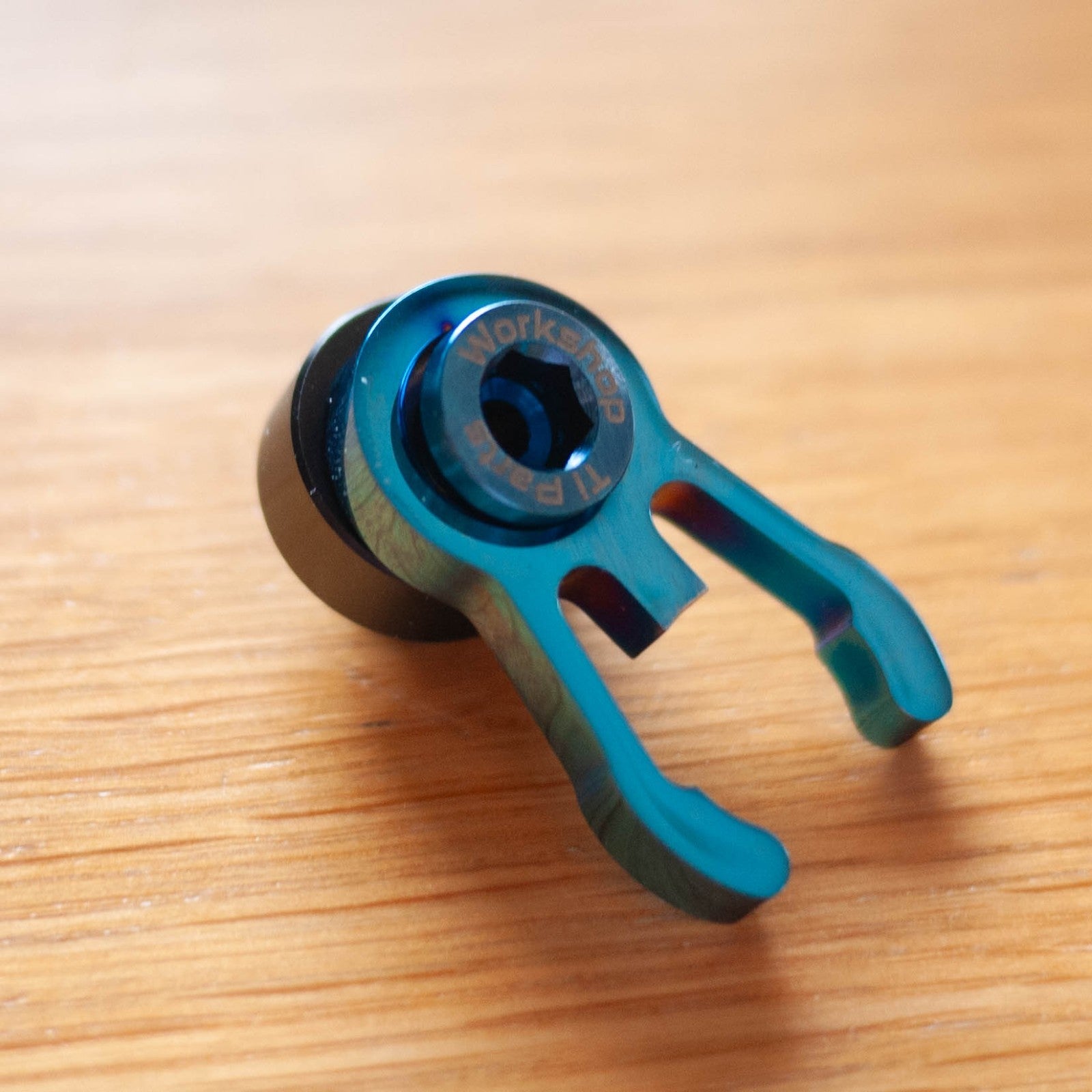 Brompton Bike Ti Parts Workshop Titanium Stem Catcher Blue A line C line P line