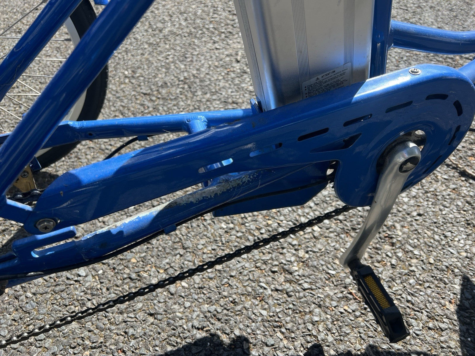 Jorvik Folding  Tricycle :  Blue : 20in