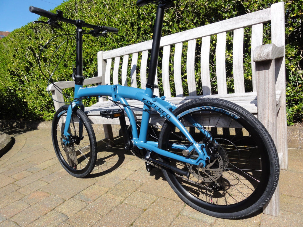 CARRERA INTERCITY DISC 9-SPEED FOLDING BIKE - MINT++