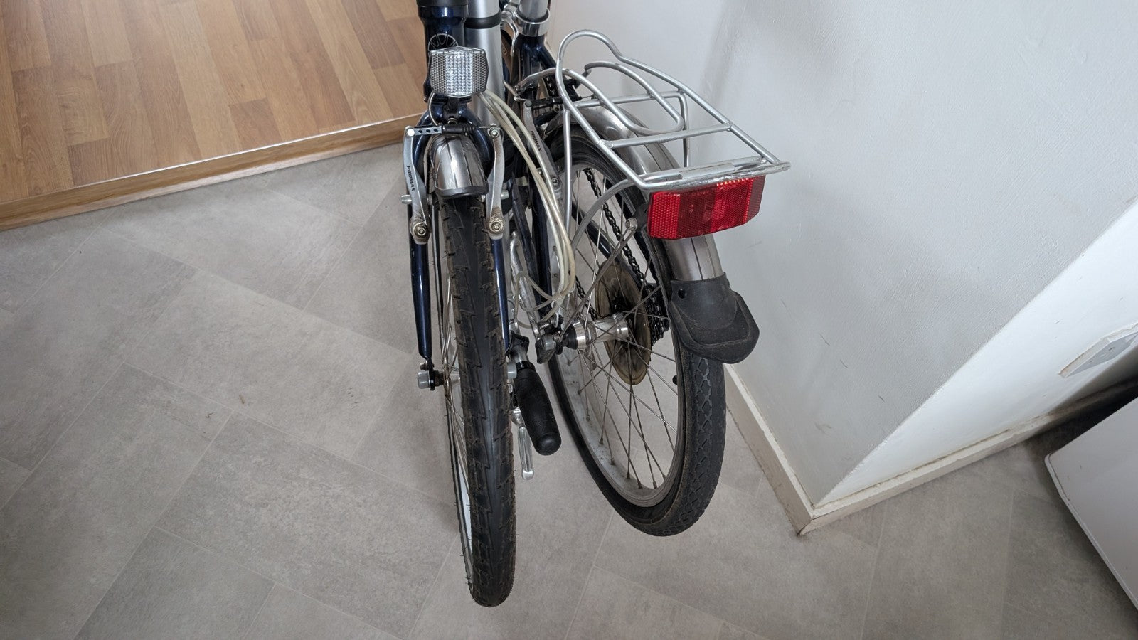 Dahon Speed D7 Folding Bike 20in Blue Aluminium, Rack, Mudguards, V-Brakes
