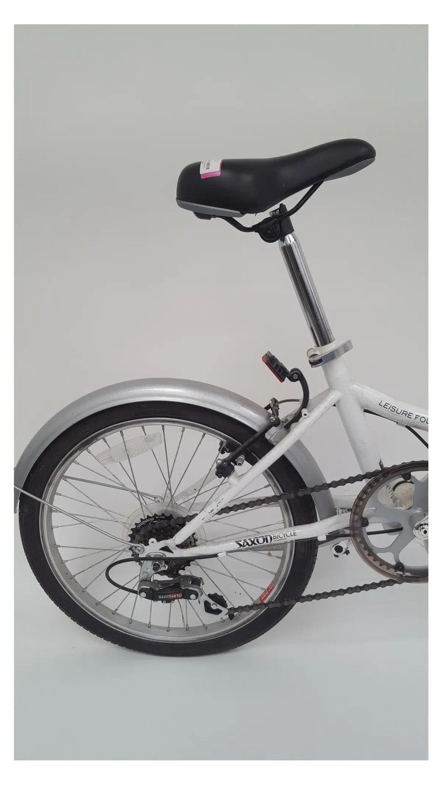 Saxon FOLD3 Leisure Folder 20 Folding Bike White 6 Speed