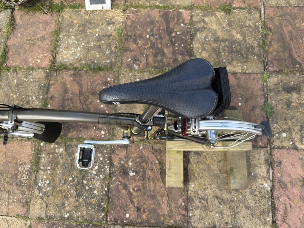 2015 Brompton S3L Folding Bike 3-Speed, Grey Including Carry Bag and Case.