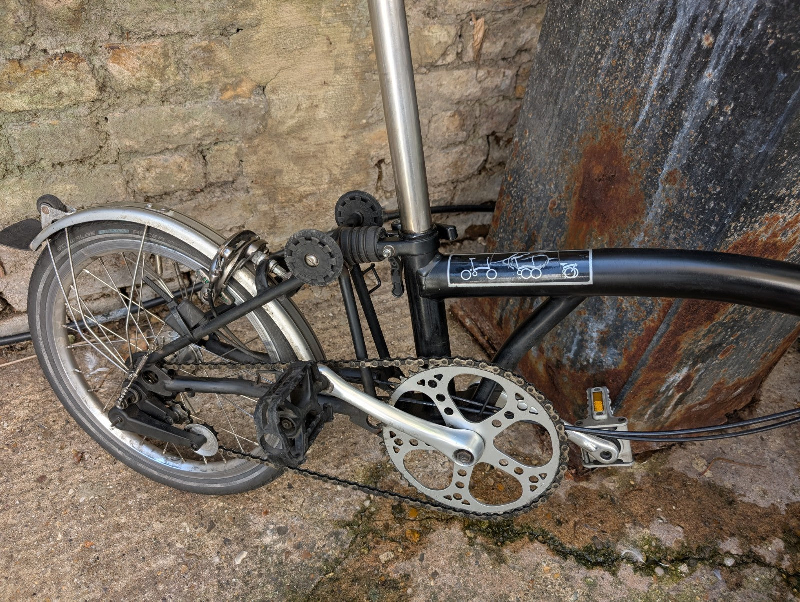 Brompton M3L Black C Line 3 speed .