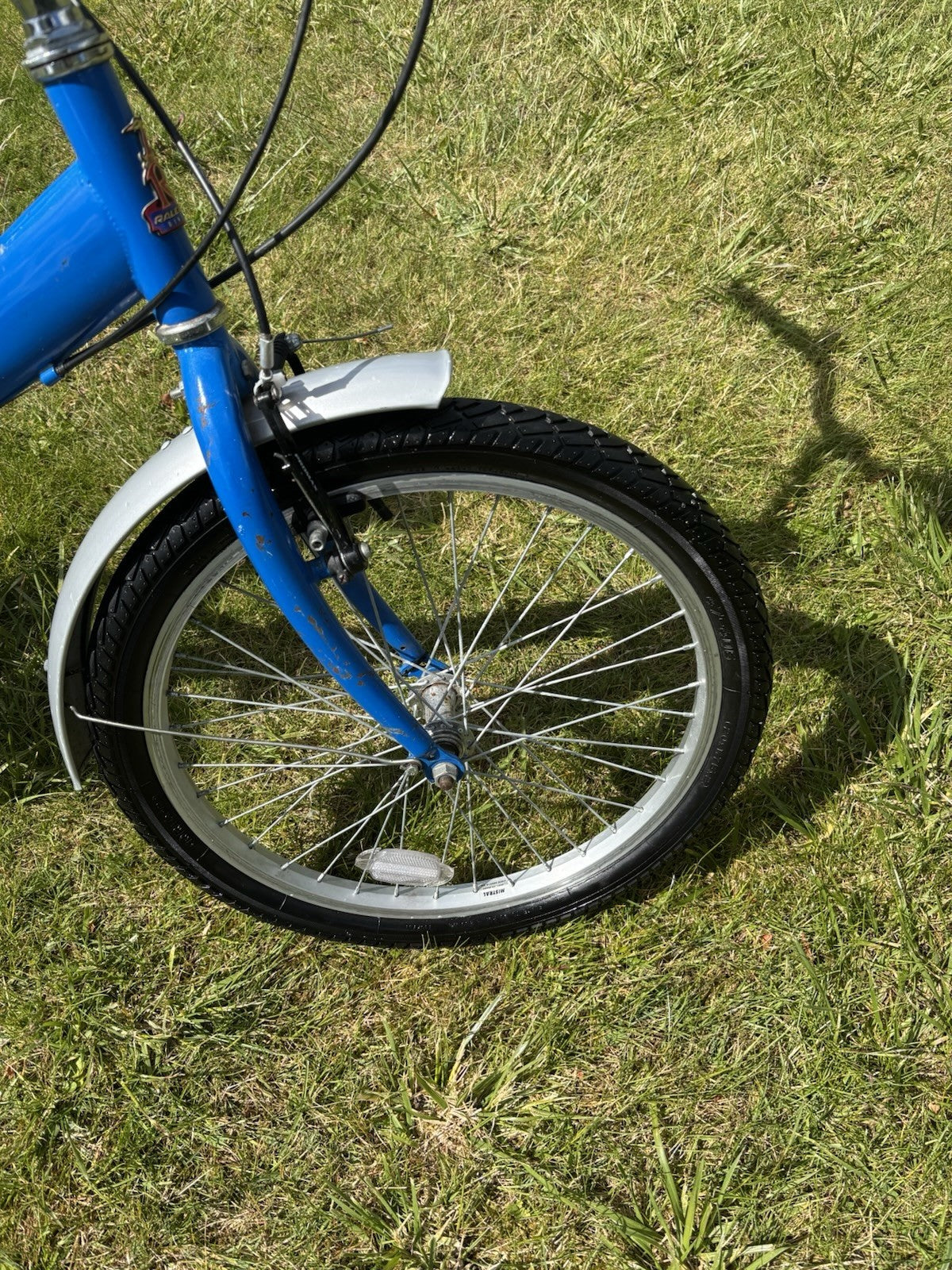 Raleigh Folding Bike In Blue