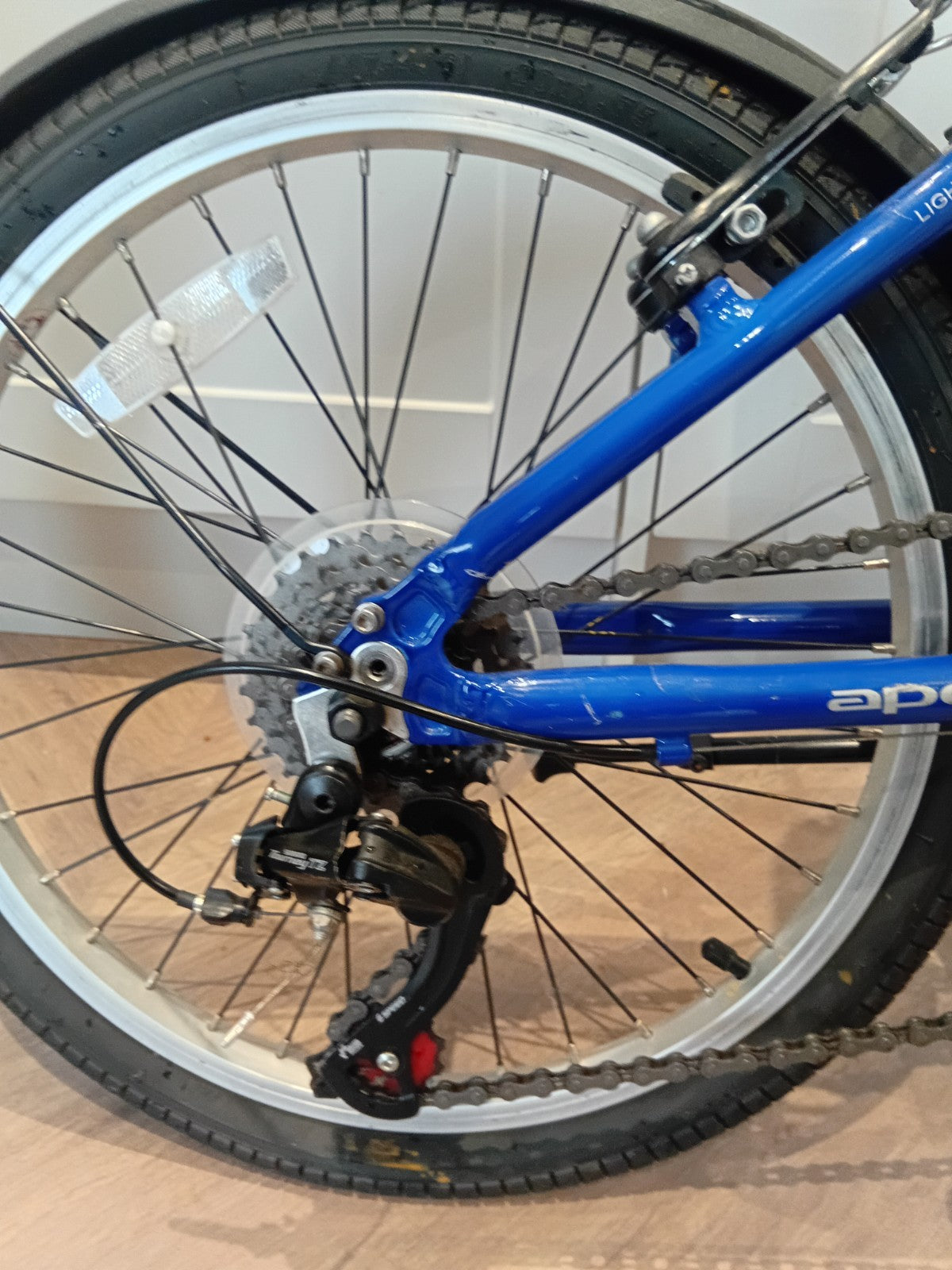 Blue Apollo Adult's Folding Bike, Immaculate Condition