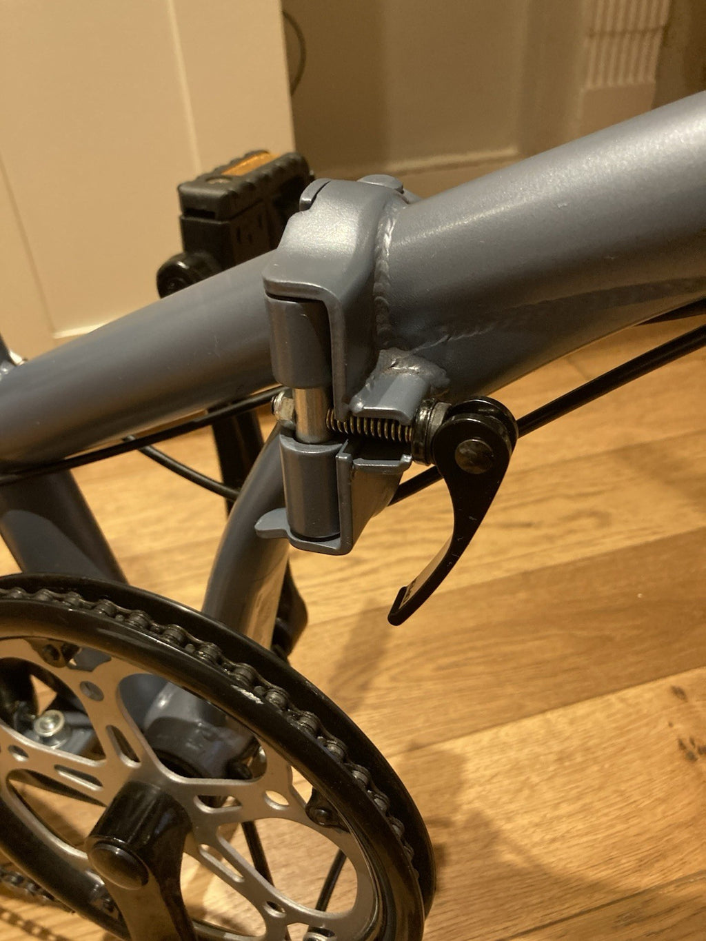 BTWIN Folding Bike Fold 120 - Blue- Used Excellent condition 6 speed