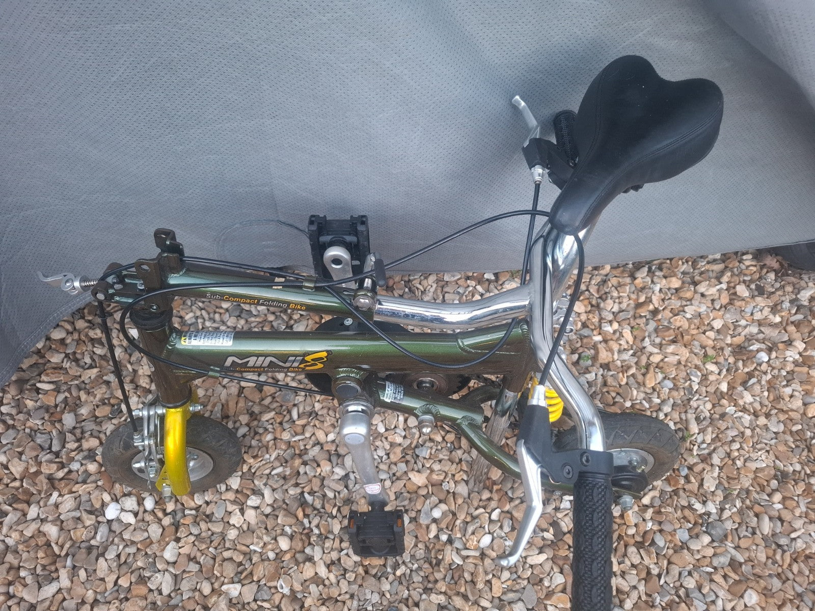 Kent Kini 8 Sub Compact folding bike Green Small Folding Cycle