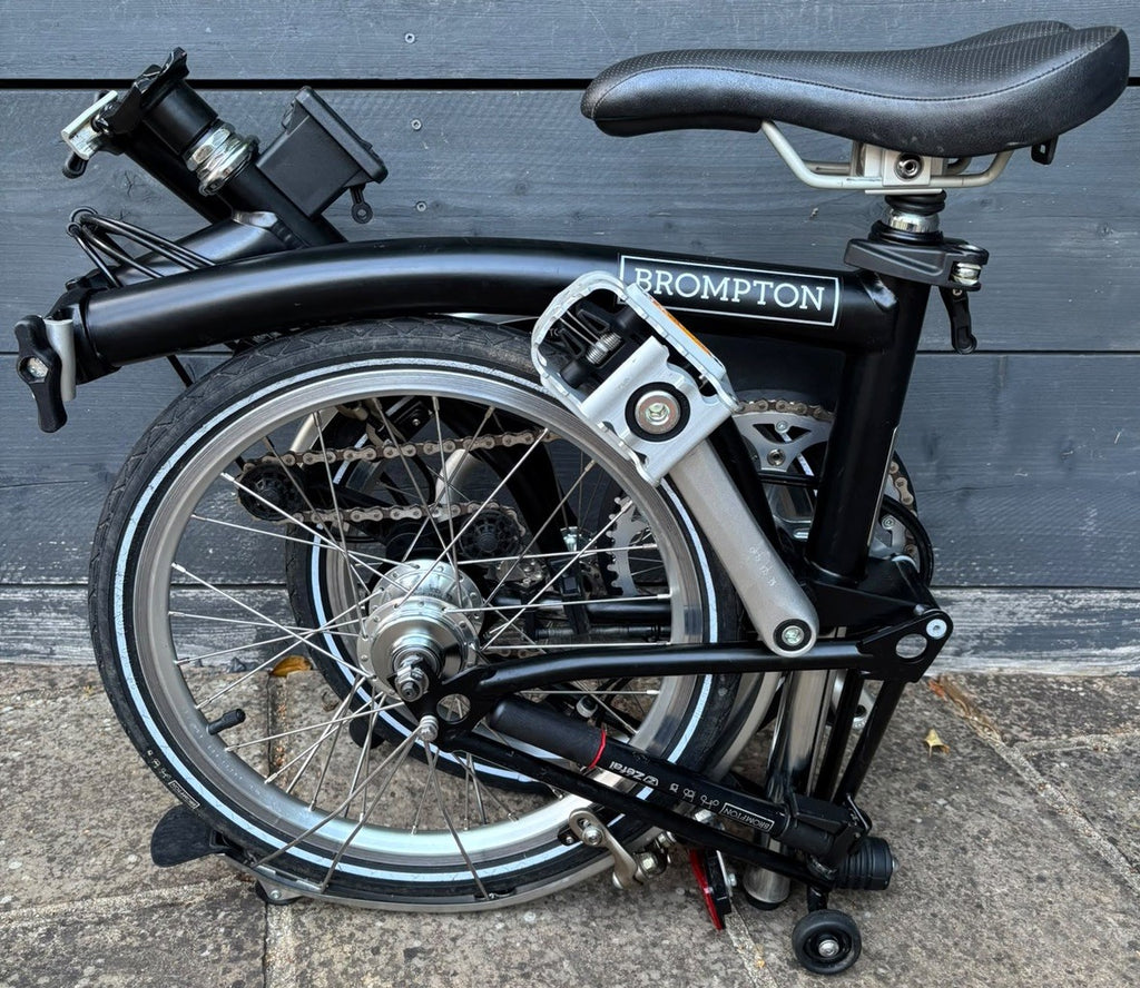 2017 Brompton H6L (Higher) C Line Folding Bicycle 6 Speed - Hardly Used