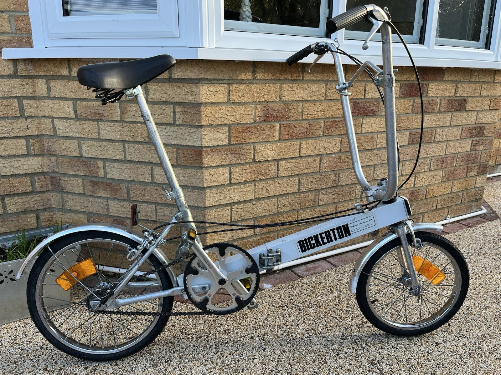 Bickerton Portable Folding Bicycle 3-Speed Classic 1970s Vintage Aluminium Bike