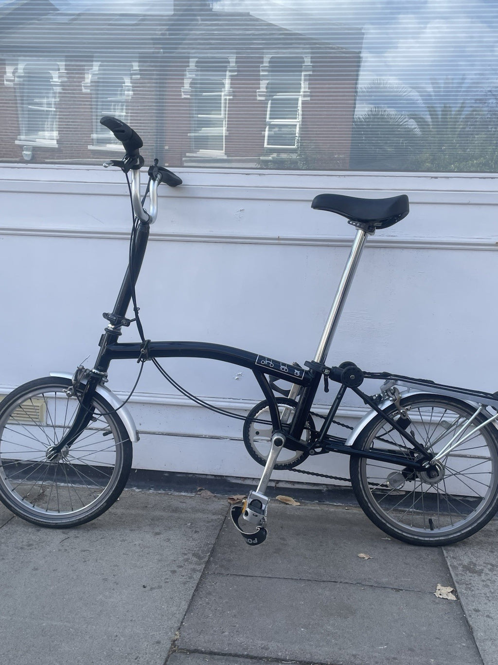 Brompton M3R Folding Bike - 3 Speed - Black