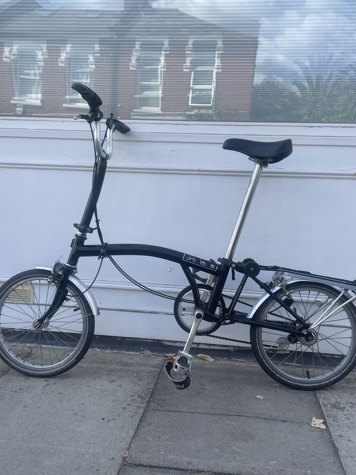 Brompton M3R Folding Bike - 3 Speed - Black