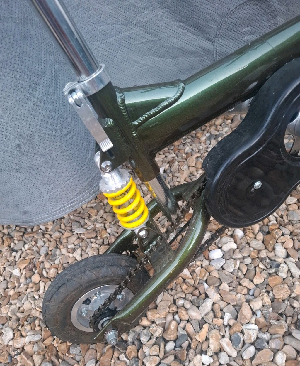Kent Kini 8 Sub Compact folding bike Green Small Folding Cycle