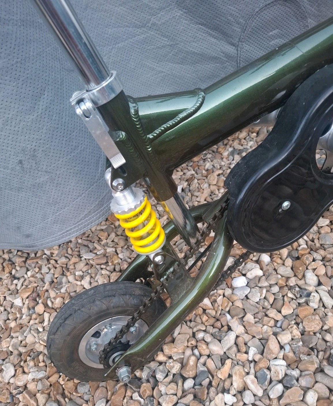 Kent Kini 8 Sub Compact folding bike Green Small Folding Cycle