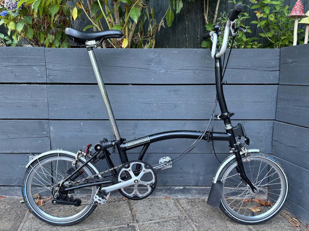2015 Brompton H6L (Higher) C Line Folding Bicycle 6 Speed - Lightly Used