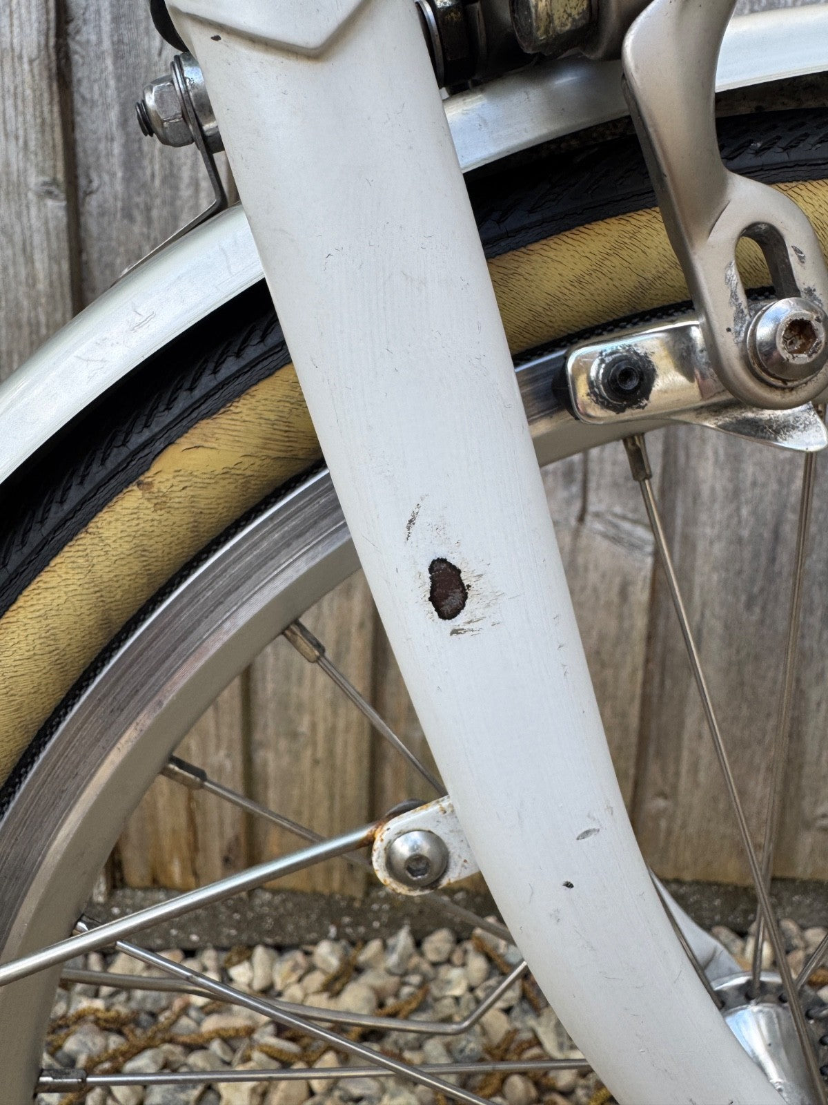 Brompton S2L Folding Bike White Good Condition