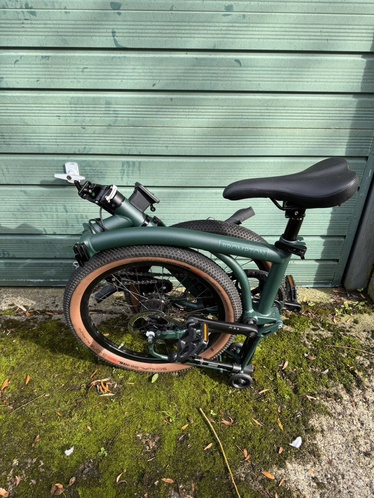 Brompton G-Line 8-Speed Folding Bike Forest Green Medium Frame Excellent Cond