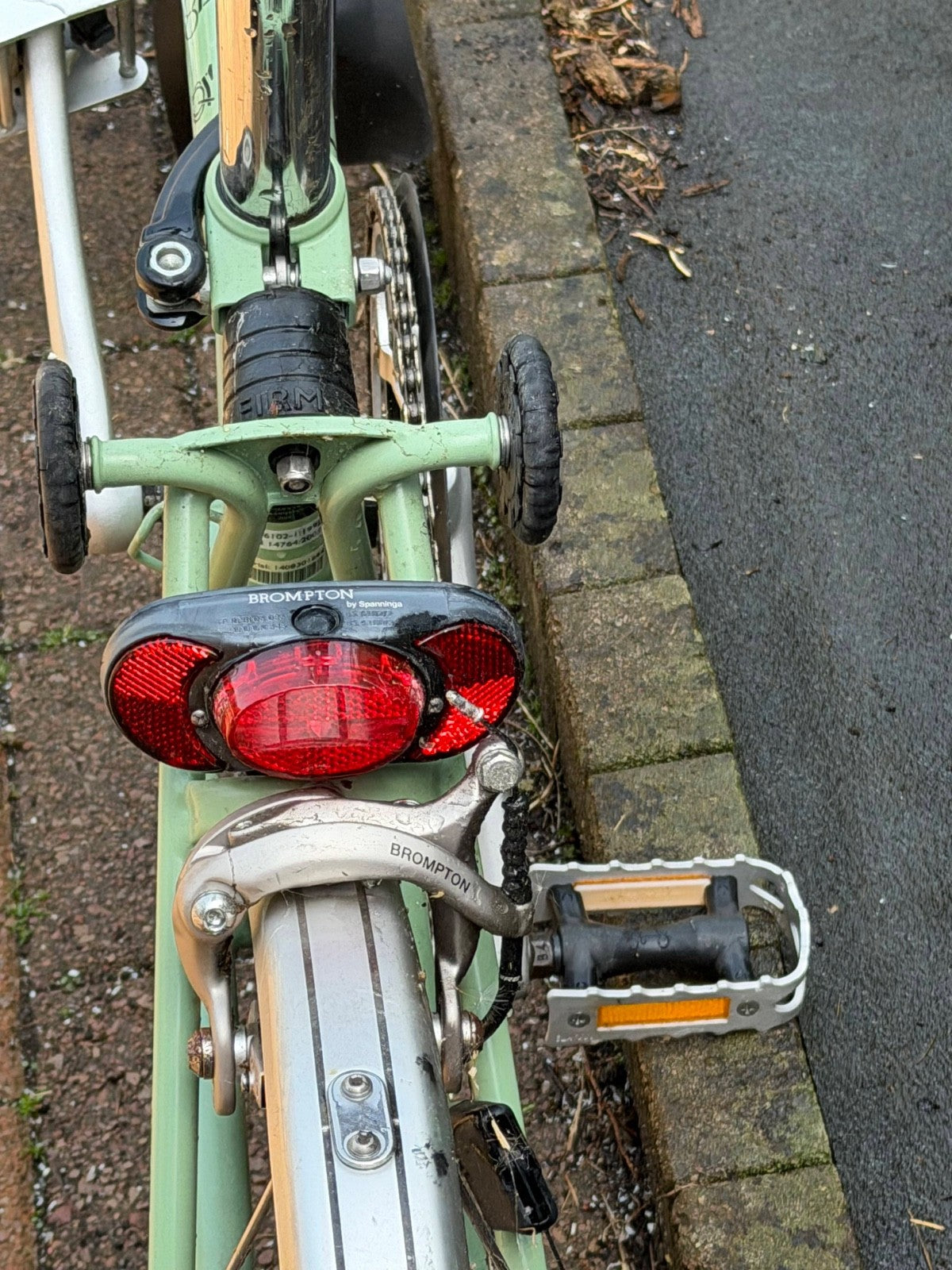 brompton folding bike 6 speed. Light green. Bike not used much
