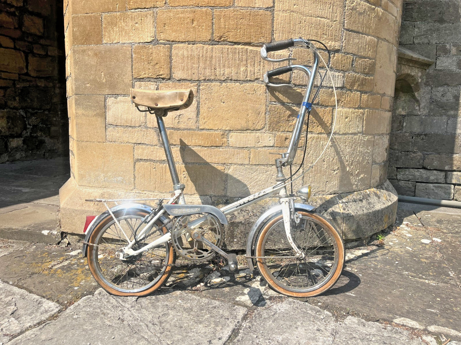 Vintage Stella Poketby Folding Portable Bicycle 1960s French Mini Bike Project