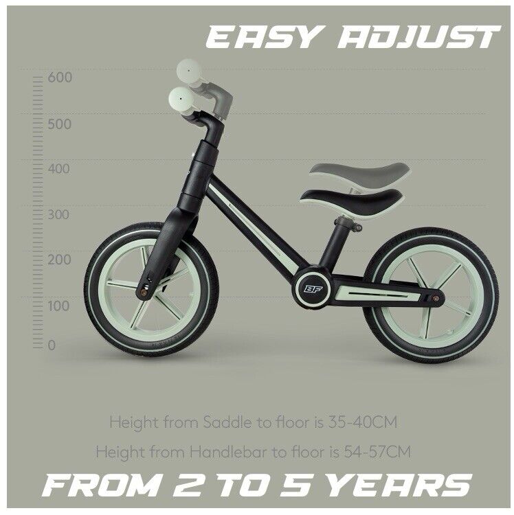 Be Fun Compact Folding Balance Bike - Everglade GREY