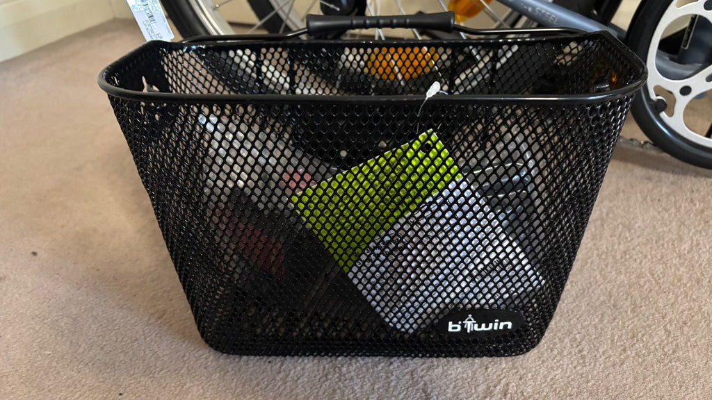 Decathlon B'Twin Folding Bike, with accessories