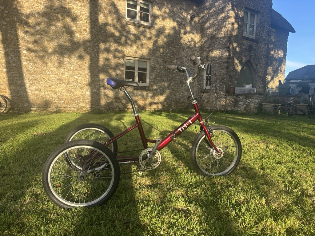 Pashley Tri-1 Folding Trike Burgundy Red