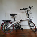 Ecosmo 20" folding bike 6-speed  Shimano RevoShift  Wheels Needs Inflating