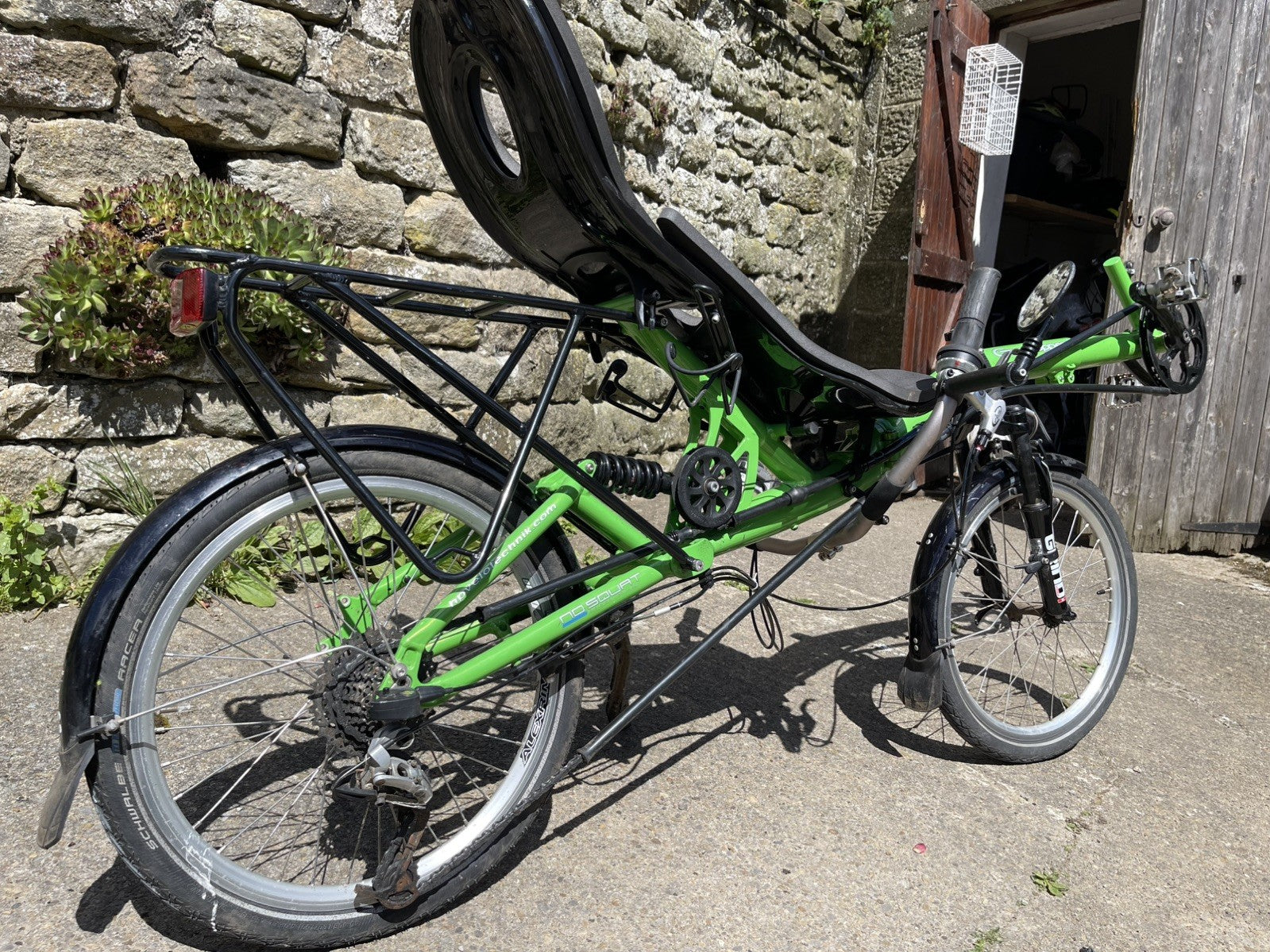 HP Velotechnik GrassHopper FX - FOLDING- Recumbent Bike - WILL SHIP