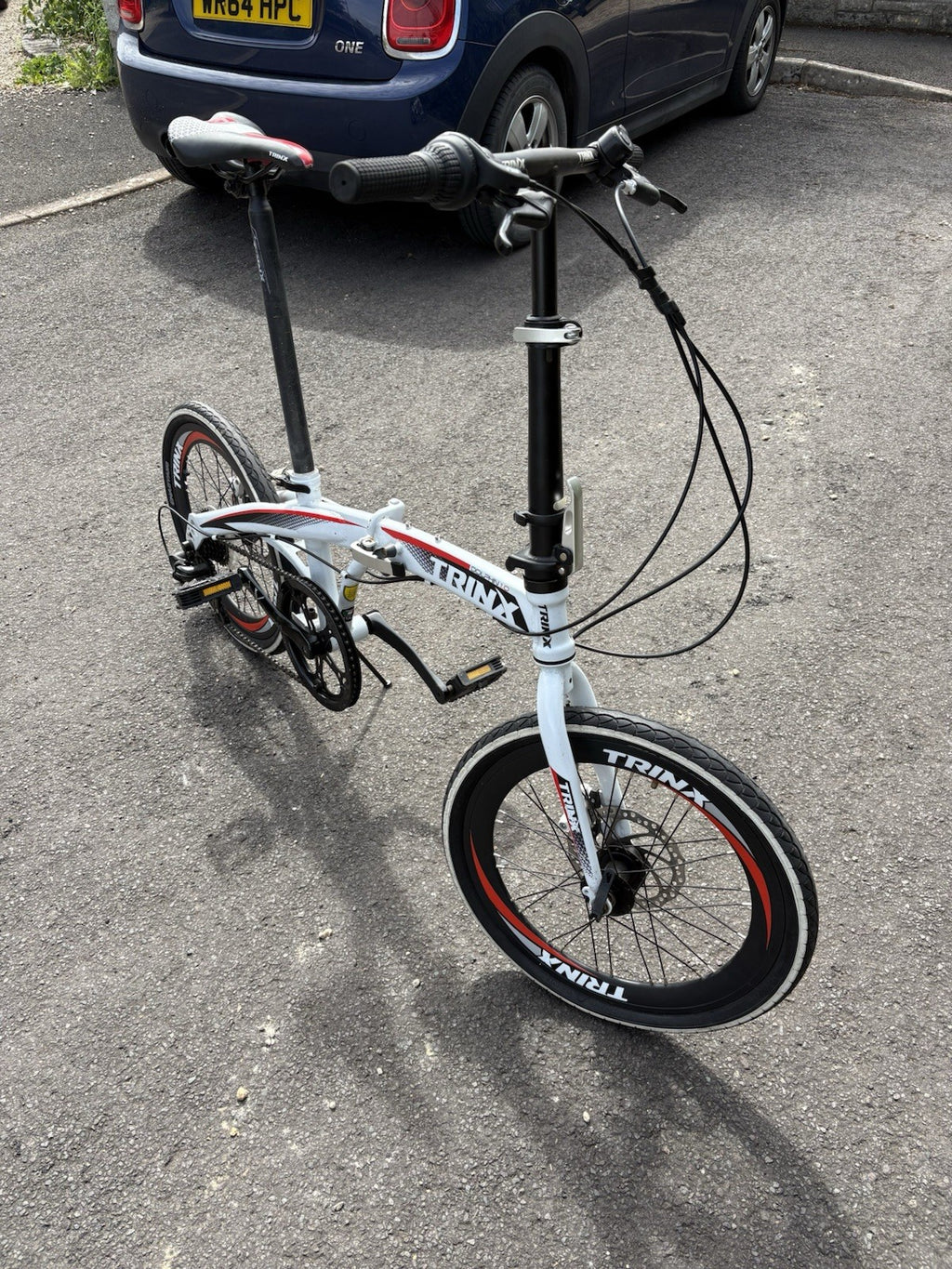 Folding Adults Bike Shimano 7 Speed , 20 Inch Wheels and Disc Brakes
