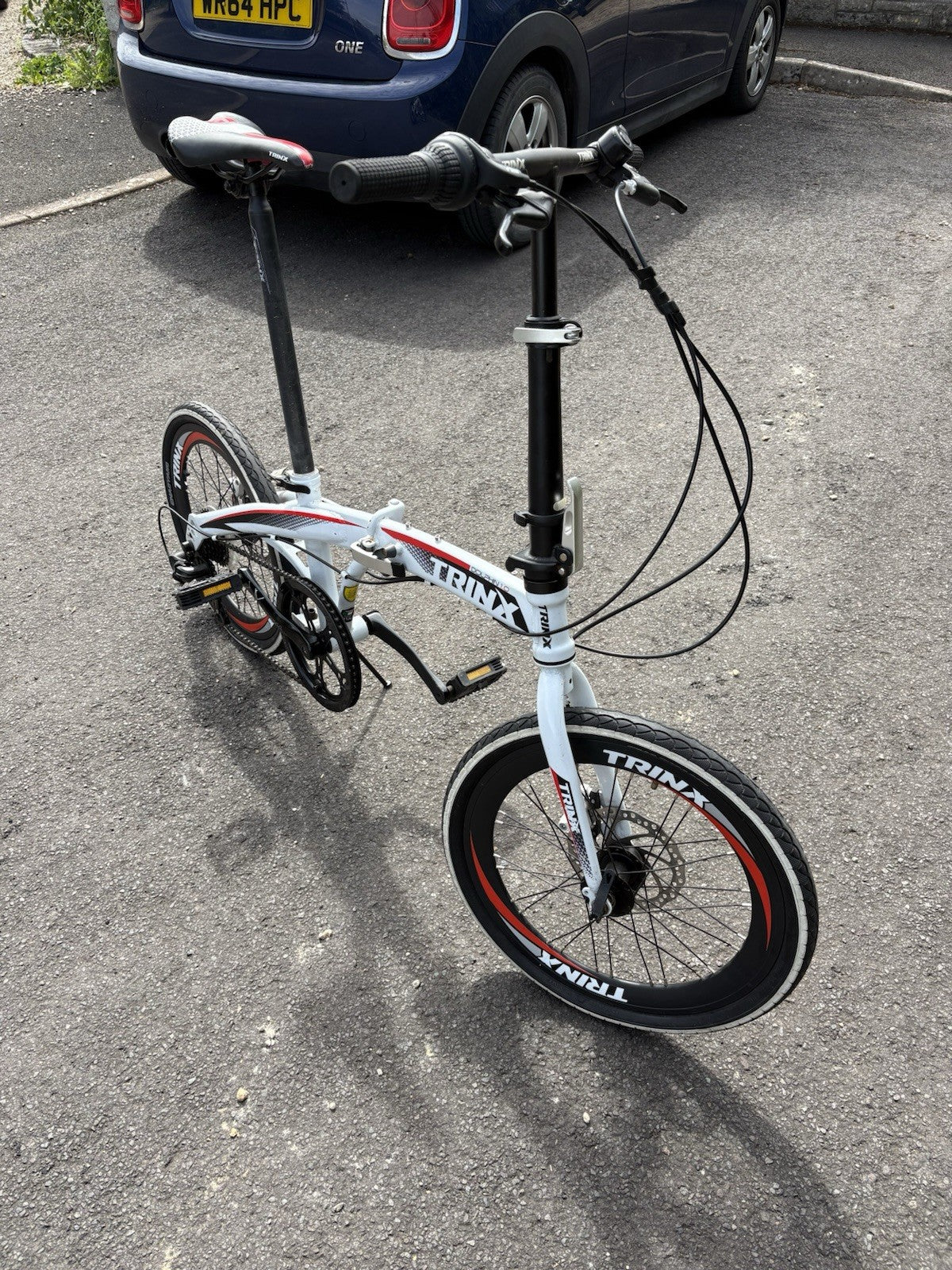 Folding Adults Bike Shimano 7 Speed , 20 Inch Wheels and Disc Brakes