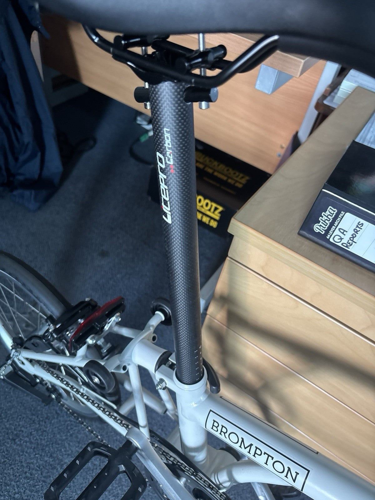Brompton A Class Folding Bike With Upgrades Nearly New