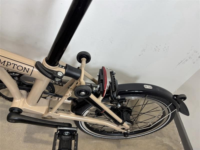Brompton C Line 6 Speed 2023 High Handlebar Folding Bike - Dune Sand