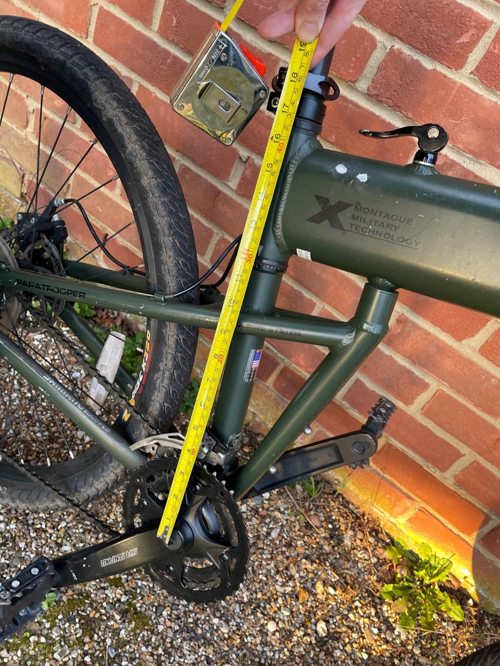 Montague Paratrooper folding mountain bike, medium