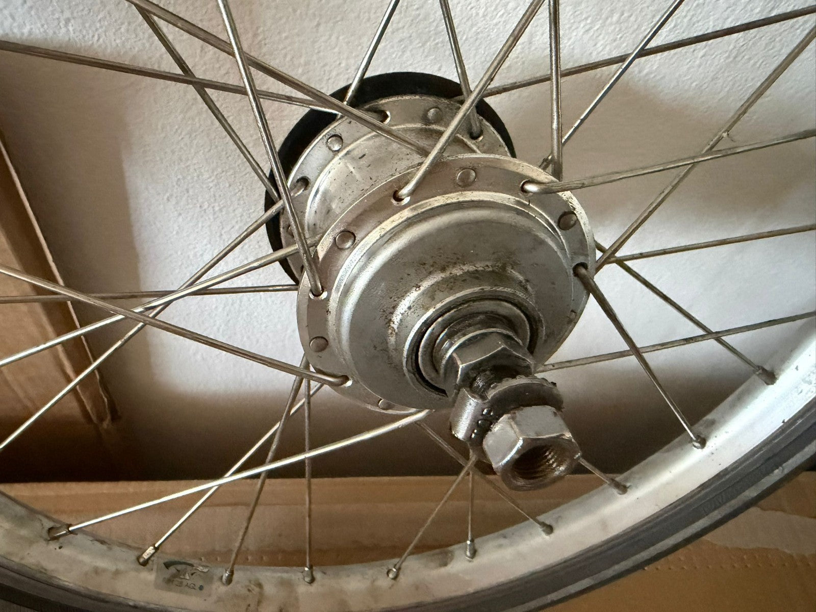 Brompton Bike  6 Speed Rear Wheel  - Silver