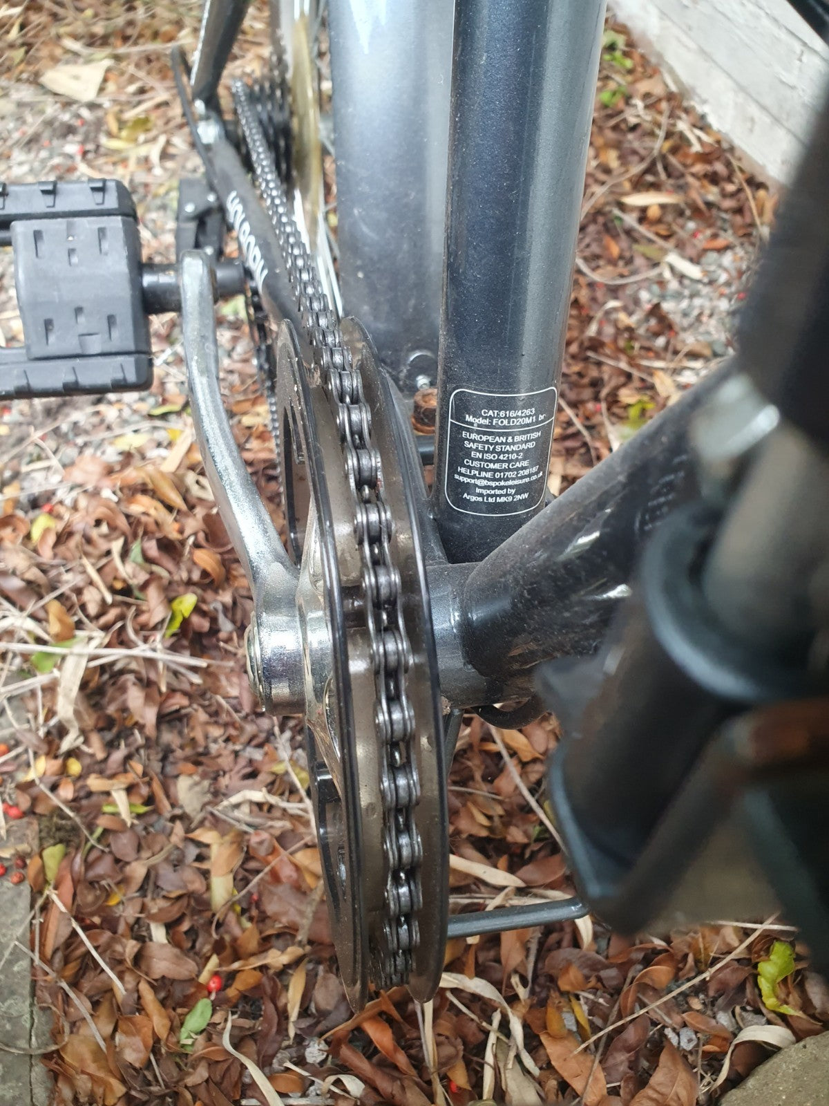 Holborn Challenge 20-inch Wheels Folding Bike Unisex With 6 Gears.