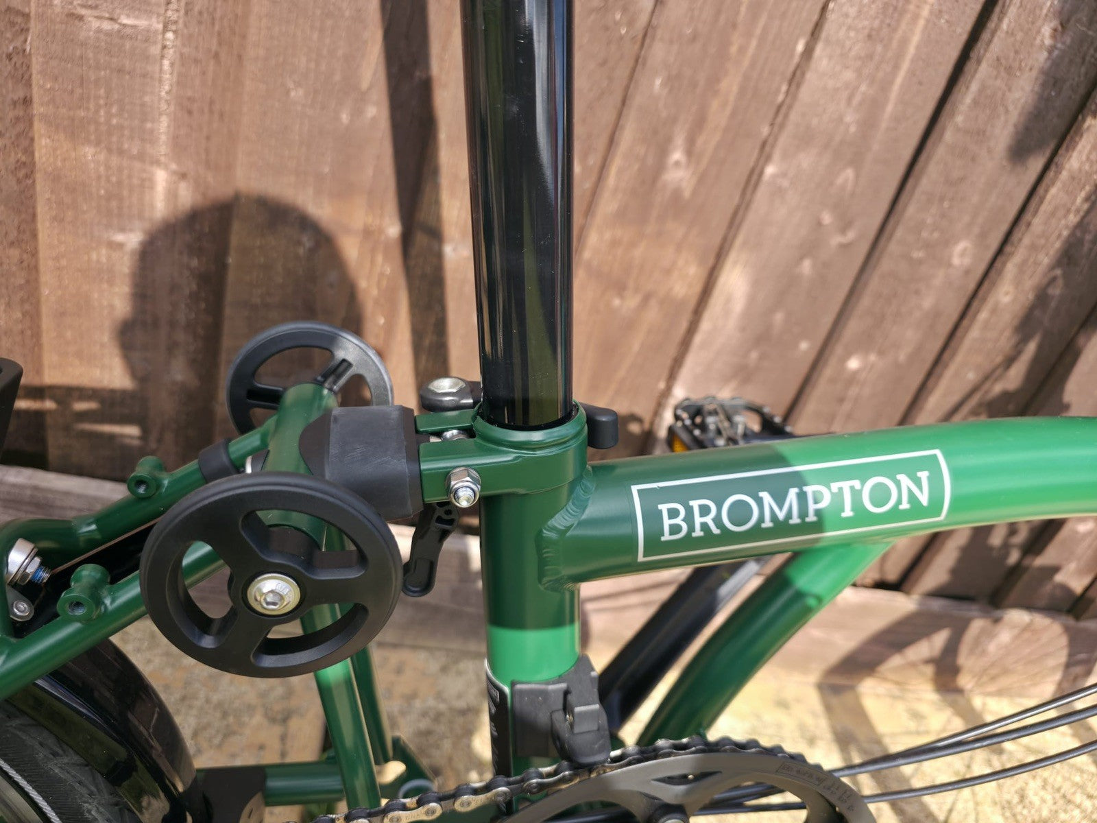 Brompton C Line 12-Speed hi Bar 2026 Racing Green Folding Bike