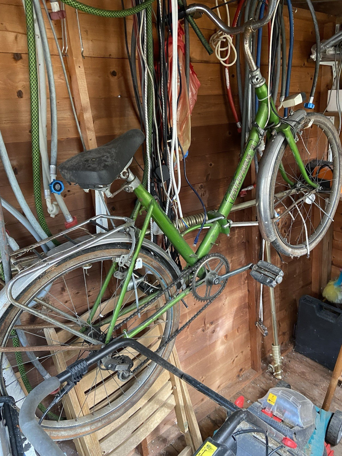 Vintage Female Folding Bike