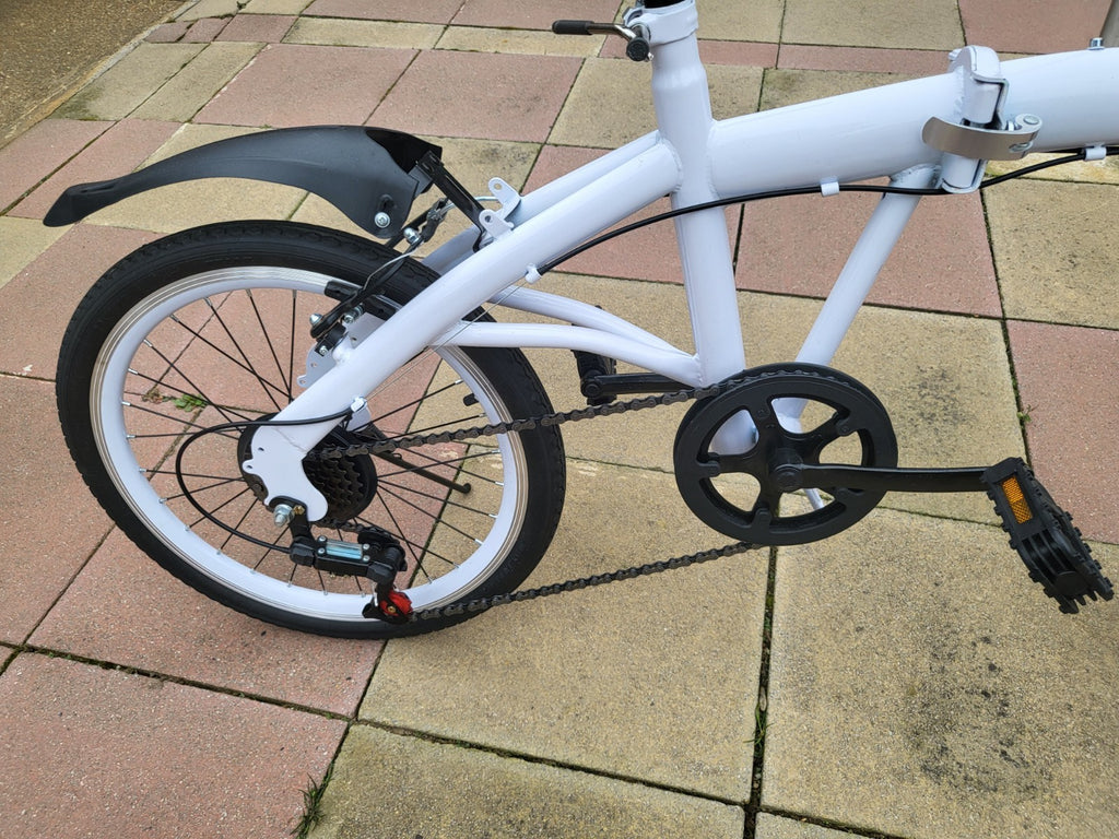 Folding Folding Bike 20" Wheel, 6-Speed, Unisex Commuter Bicycle, See Photos
