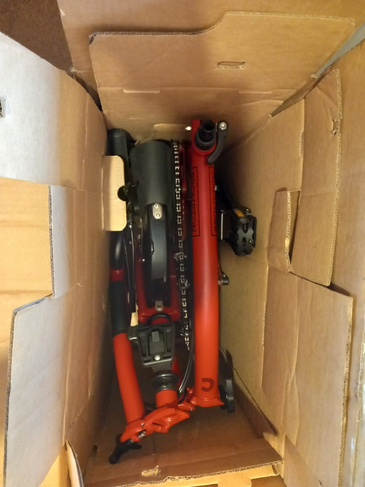 Brompton C Line Explore H6L High Bar Folding Bike Brick Red New In Box Unridden