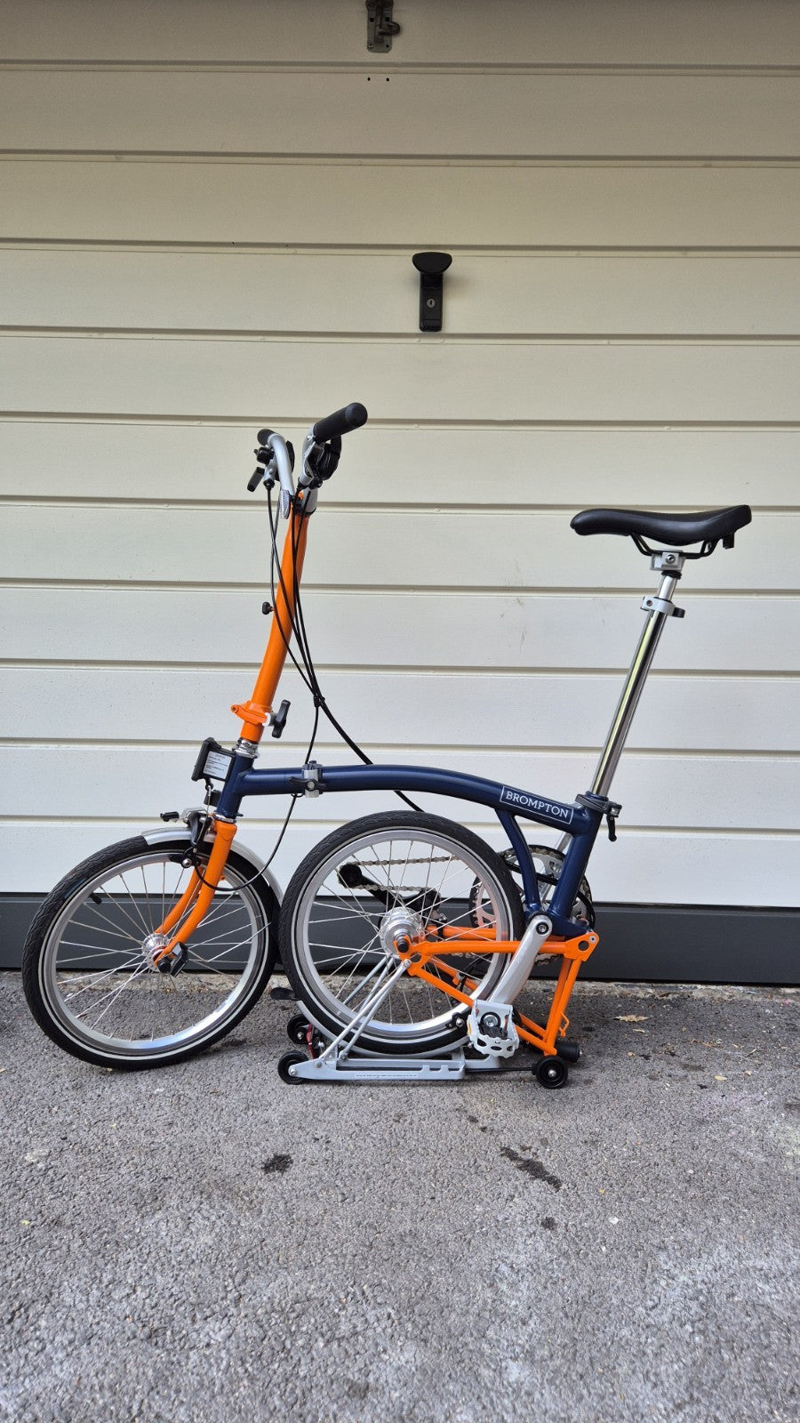 Brompton  C Line Explore, 6-Speed (H6R), Blue & Orange, 2021 (with extras)