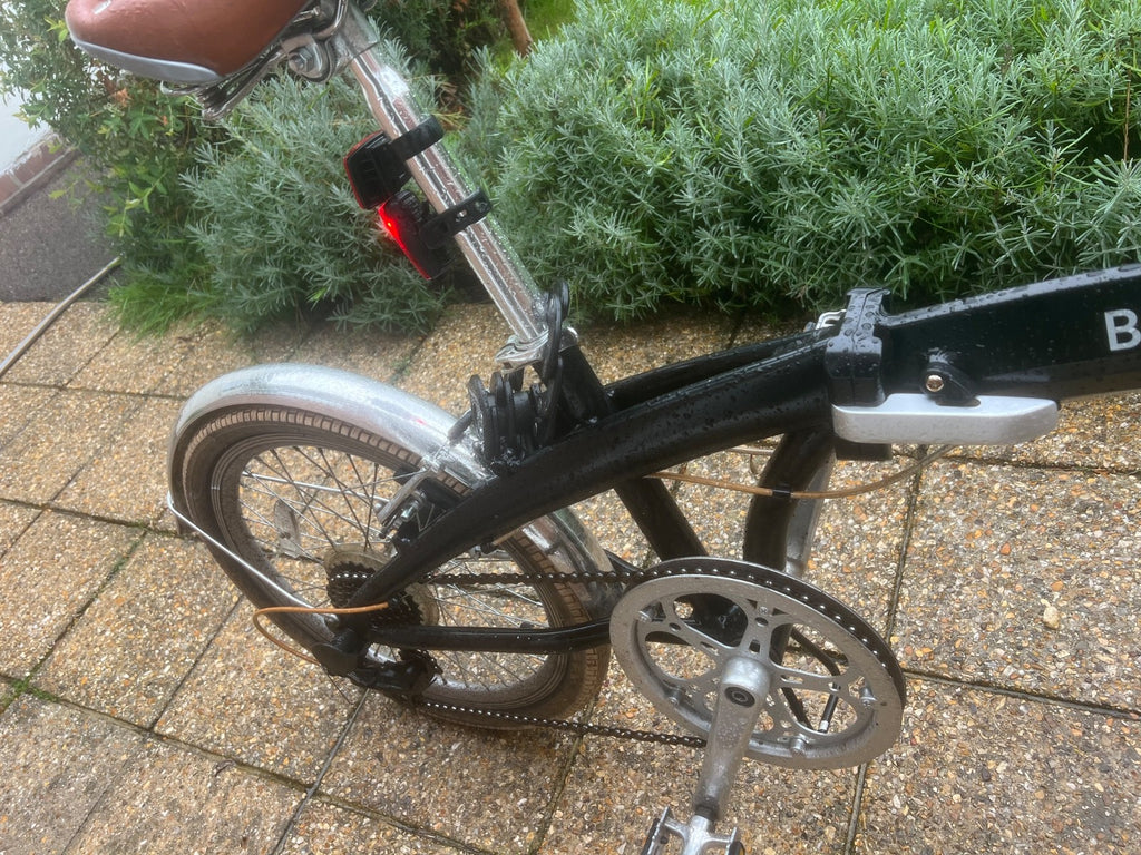 Bobbin Black Folding Bicycle Like Brompton Folding Bike